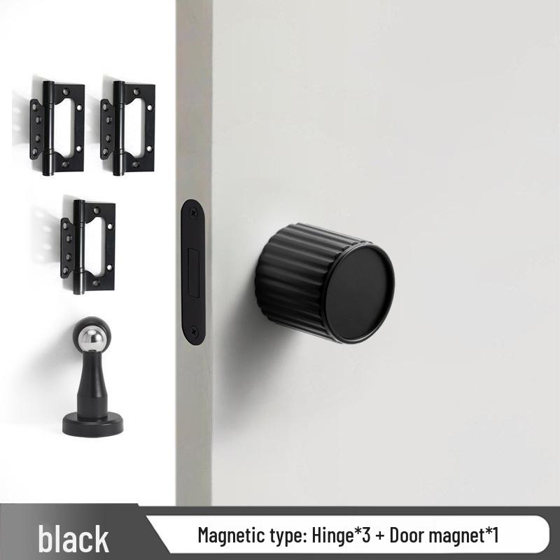 Minimalist Universal Indoor Door Handle Set for Bedroom and Bathroom