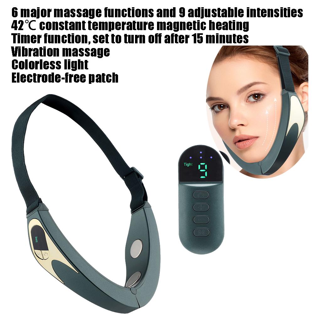 Electric V Face Lifting Beauty Device 6 Modes 8 Levels Micro-current Firming Facial Massager Double Chin V-Shaped Face Machine