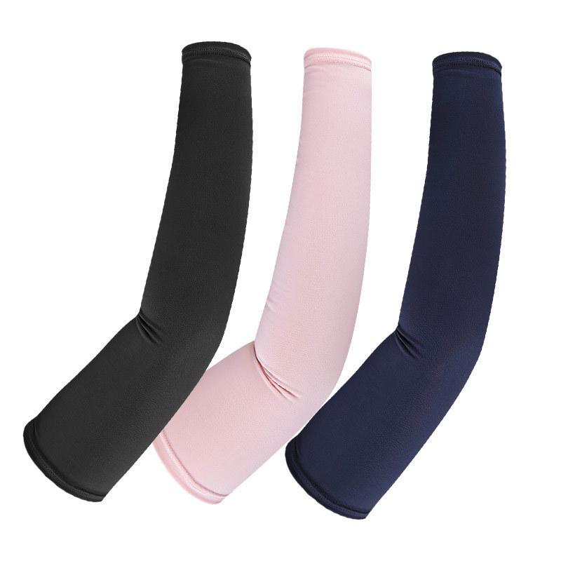 Summer Breathable Cycling & Climbing Arm Sleeves – High Elastic, Skin-Friendly, Sun Protection Elbow Guards