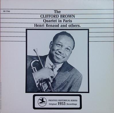 LP Record CLIFFORD BROWN QUARTET - The Clifford Brown Quartet In Paris OJC357 Original Jazz C 1989 US Jazz Used