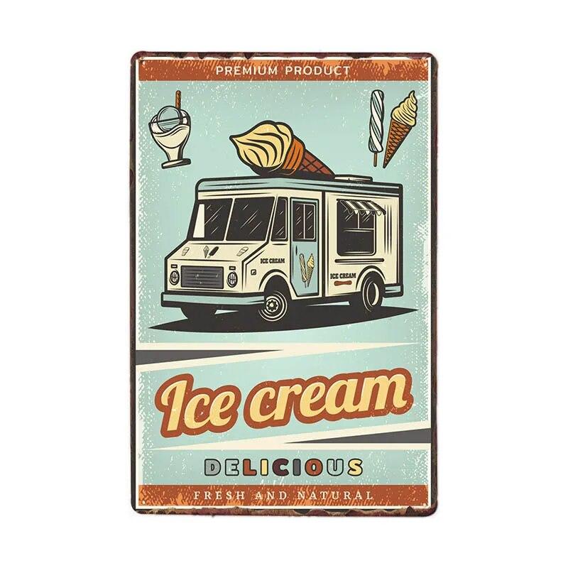 Lemonade Drink Candies Vintage Tin Signs Cafe Bar Pub Retro Wall Decor Metal Poster 20x30cm