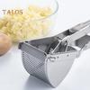 Potato Presser Large Capacity Rust-proof Long Lasting Good Dishwasher Safe Potato Tomato Carrot Masher for Home