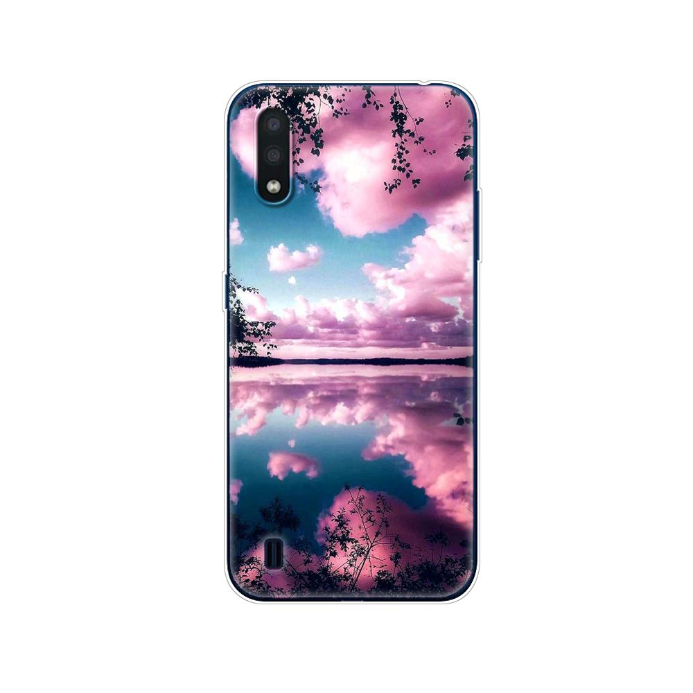 For Samsung M01 Case 5.7" Soft Silicon Tpu Cover For Samsung Galaxy M01 M 01 SM-M015FZBDSER M015 Phone Back Shell Bumper Funda