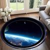 3D Visual Round Rug Living Room Floor Mat Decorative Anti-Slip Area Rug for Bedroom Dining Room Playroom Home Farmhouse Decor