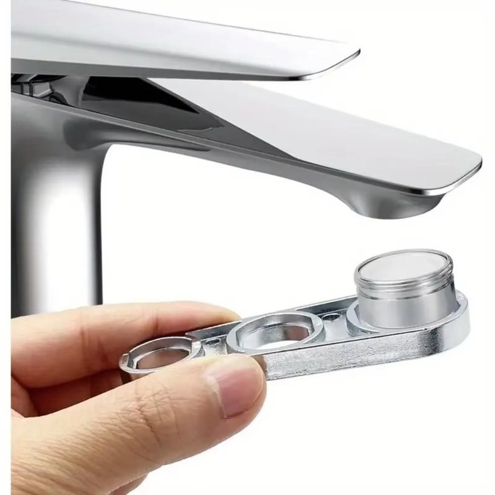 1/2Pcs Dual Function Faucet Bubbler Wrench Alloy Plumbing Tools Kitchen Faucet Maintenance