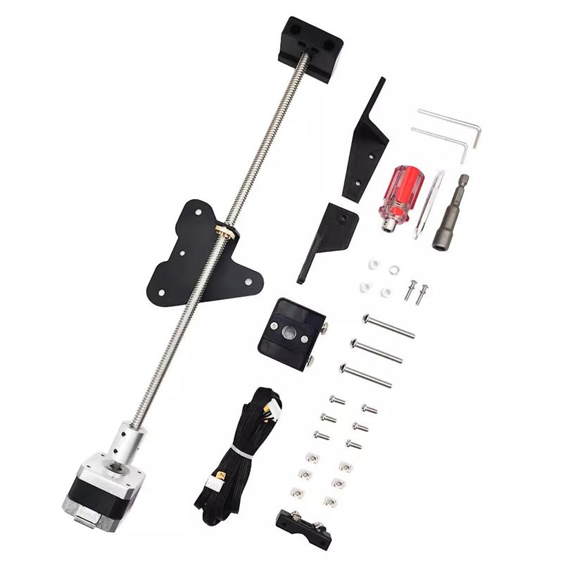 3D-skriverdeler for Ender 3 Dobbel Z-akse Oppgraderingssett DIY-sett Med Skrue Steppermotor for Creality Ender 3 V2 Ender 3 Pro CR10