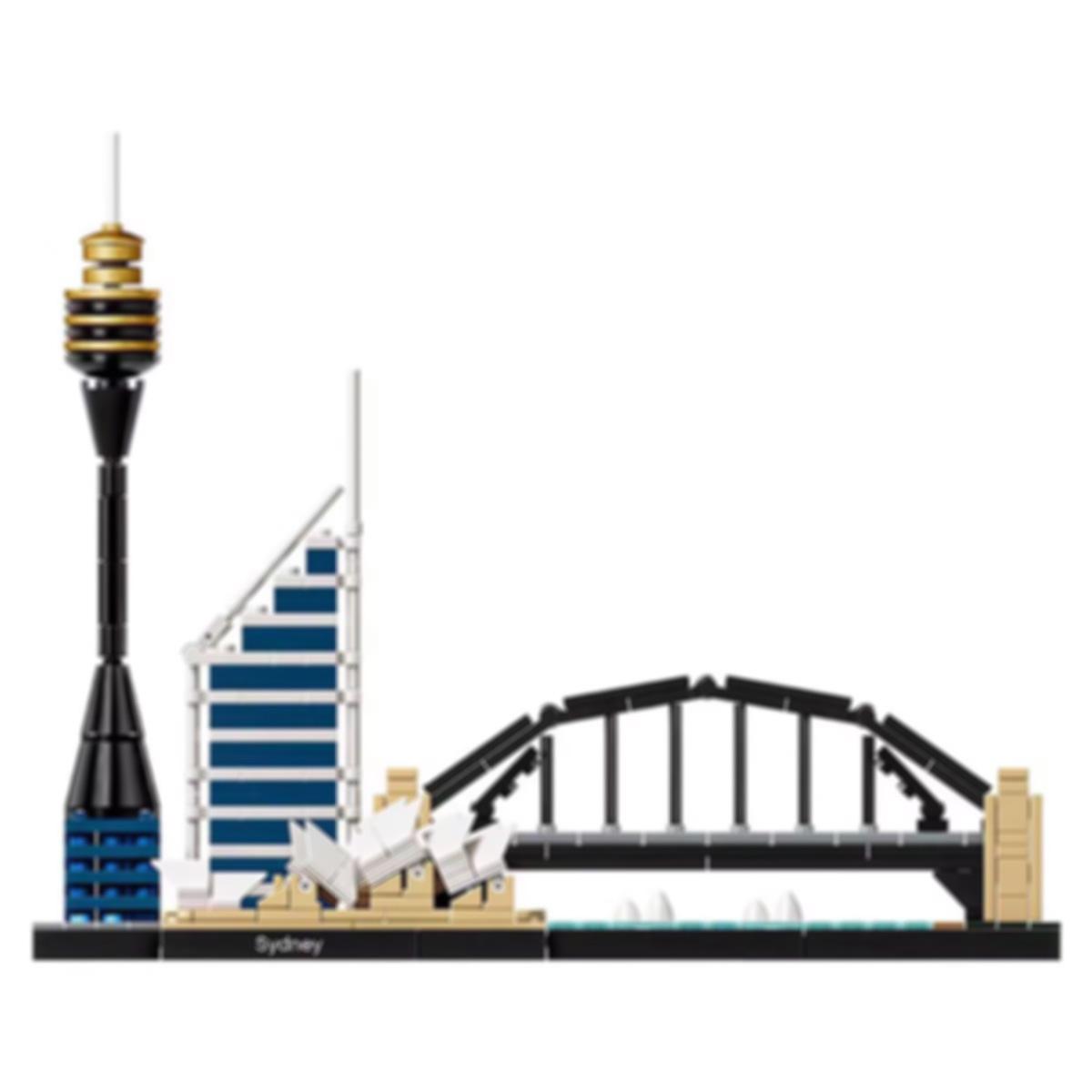 World Skyline Building Blocks: Shanghai, London Bridge, Dubai, Eiffel Tower, New York, Singapore