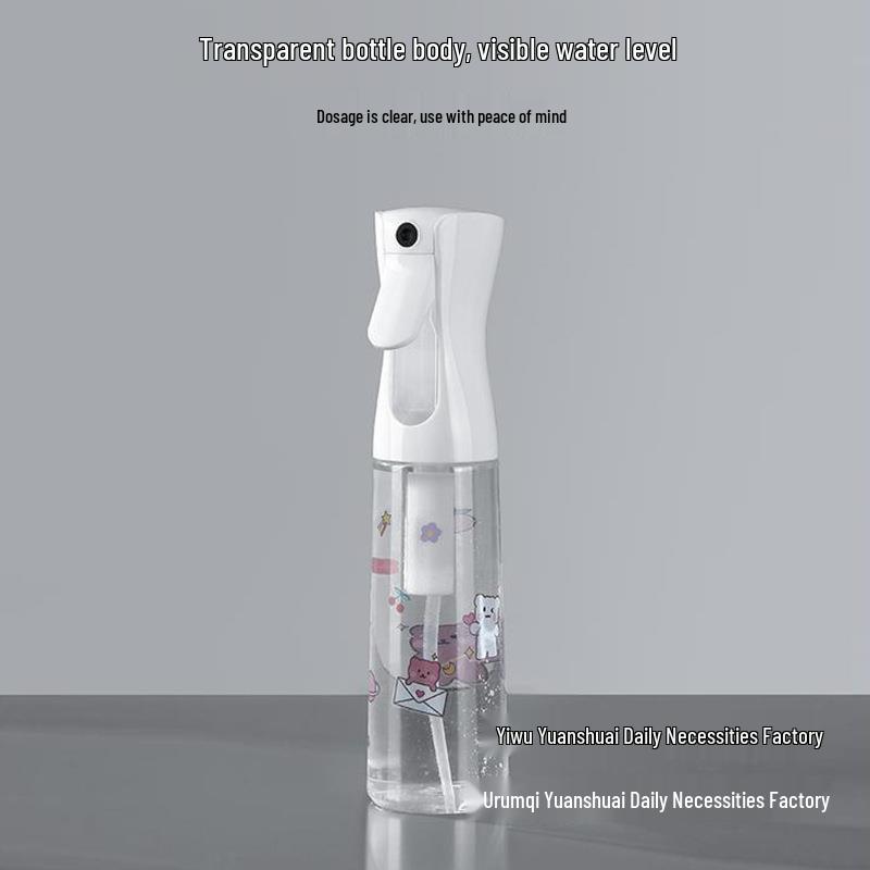 Continuous High-Pressure Fine Mist Spray Bottle for Alcohol Disinfection and Makeup Hydration