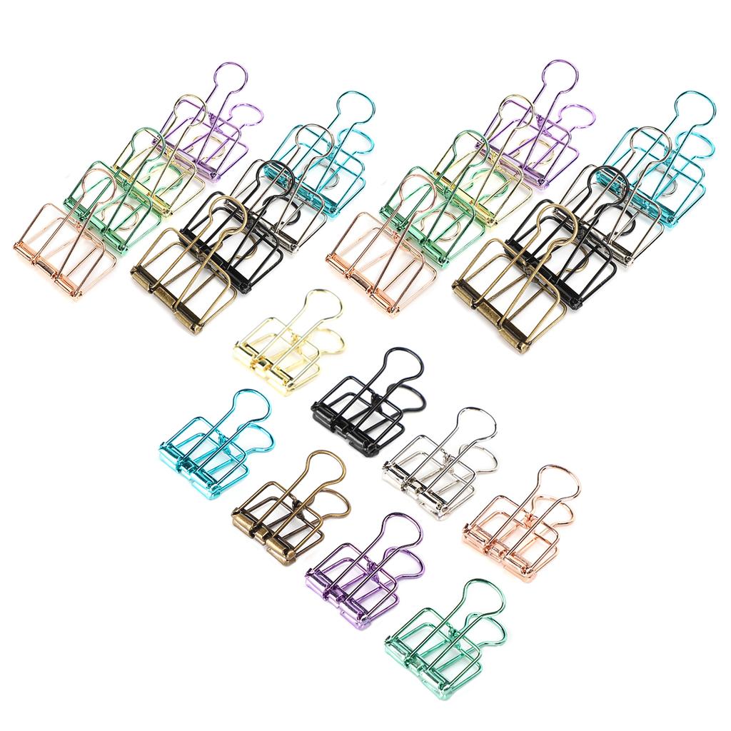 Hollow Dovetail Clip MultiColor Long Tail  Clips Paperclip Office Decorative Tool