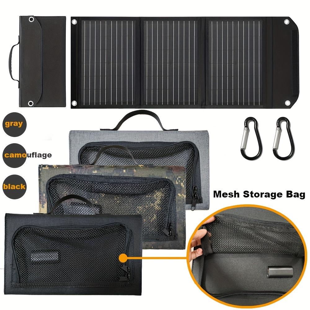 

Портативные солнечные панели 40 Вт, водонепроницаемая складная солнечная панель IP65, порты USB-A и TYPE-C