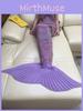 Mermaid Tail Blanket For Kids And Adults With Fleece Material Perfect For Spring And Autumn Cozy Comfort