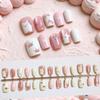Pink Cat Paw Wearable Nails - Sweet, Cute Nail Tips and Art Stickers