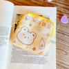 Yilan Cartoon Animal Sanitary Napkin Storage Bag, Portable Large-Capacity Menstrual Pad Holder