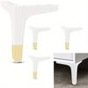 4 szt. 13 cm Nowoczesne Metalowe Nogi do Stolika Kawowego Nogi do Mebli Sofa Łóżko Krzesło Biurko Komoda Szafka Łazienkowa Nogi Zamienne