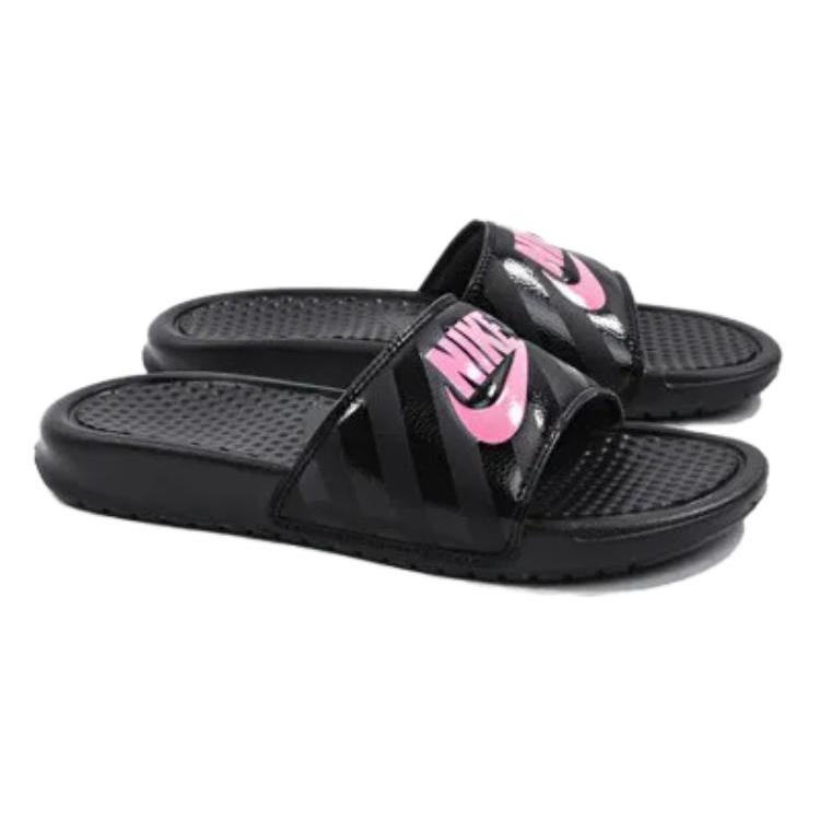 Nike Benassi Jdi Black Vivid Pink Black Women's Women's 343881-061