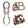 Magic Baffling 3PCS Set Disentanglement Metal Brain Teaser Puzzles Ring Educational Toys IQ Games For Kids Teens Adults Gifts