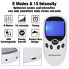 Dual Channel Pain Relief TENS Unit with 8 Electrode Pads for Muscle Stimulation Therapy