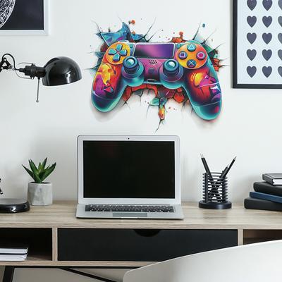 Malovaný gamepad Ložnice Obývací pokoj Pozadí Zkrášlení Dekorace Samolepky na zeď