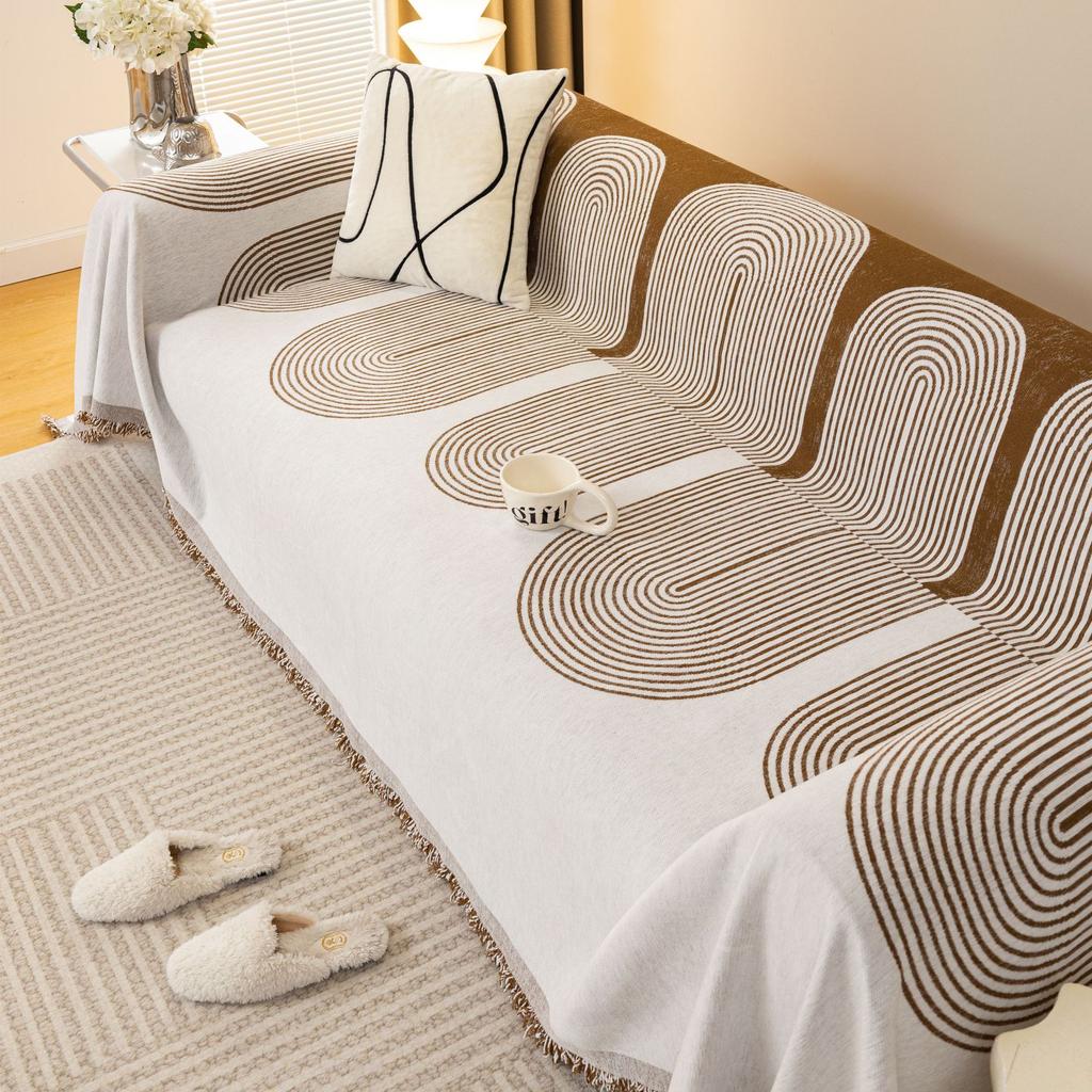 Sofa Cover Cloth for All Seasons, Anti-cat Scratching Sofa Towel, Nordic Full Cover, Universal All-inclusive Sofa Blanket Cover Ins