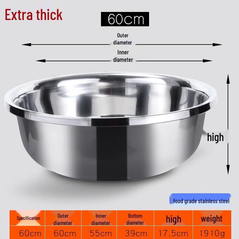 Jingdu Zhixing Stainless Steel Round Basin
