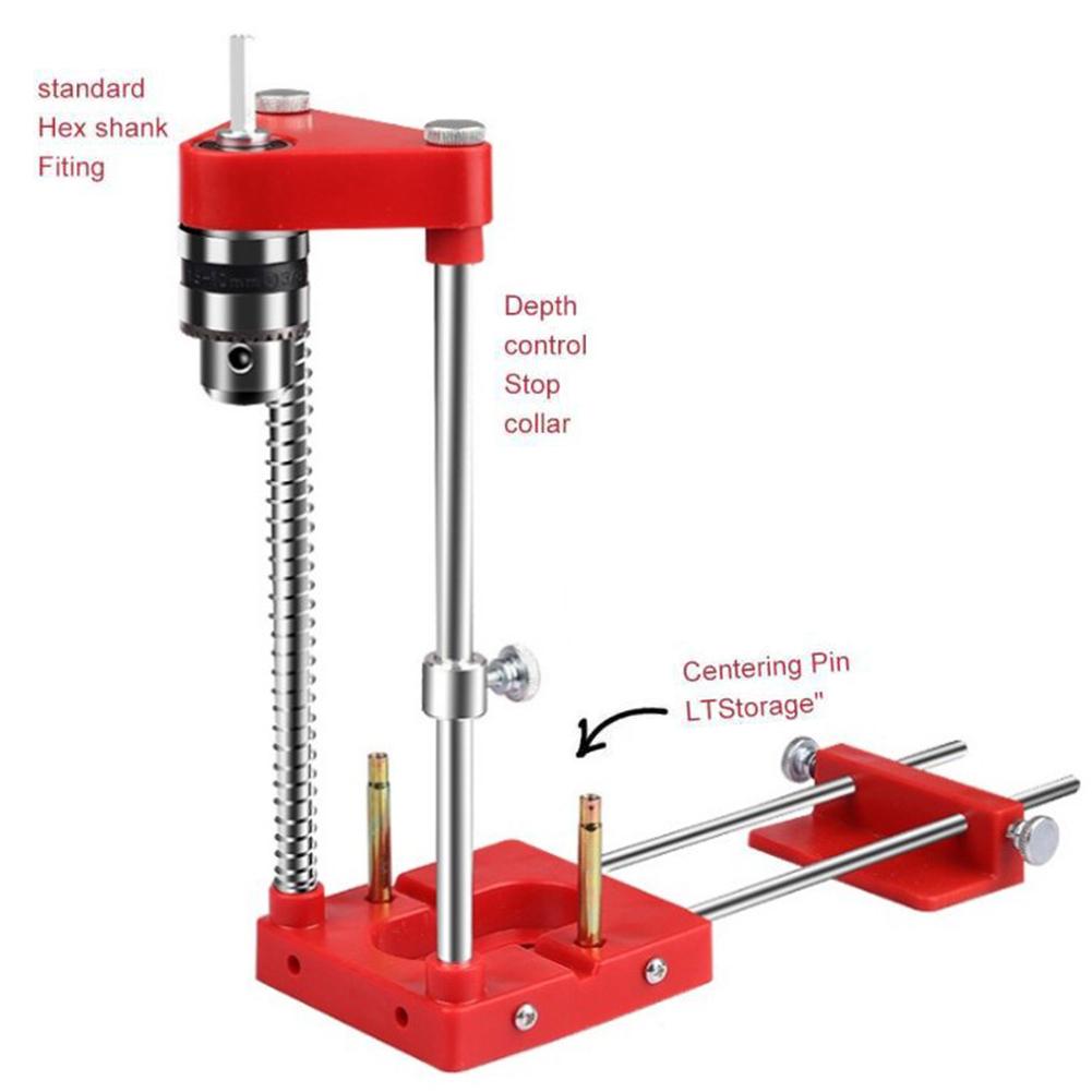 Mini Bench Drill Press Machine Drilling Locator Home Adjustable Punch Locator