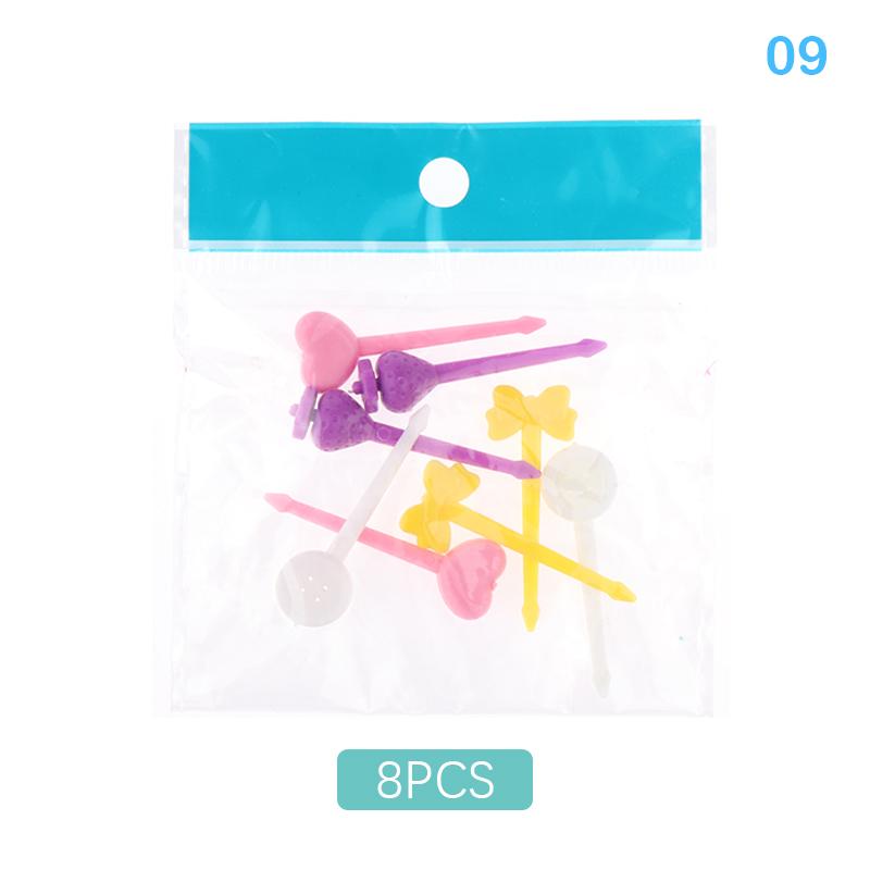 Halloween Salad Fork Pumpkin Shaped Appetizer Toothpick Cocktail Tasting Fork Cake Decoration Bento Box Accessories