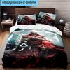 1PC Assass Warrior 3pcs Bedding,Including 1pc Duvet Cover And 2pcs Pillowcases Perfect for Christmas,Ideal for Bedroom, Dormitory