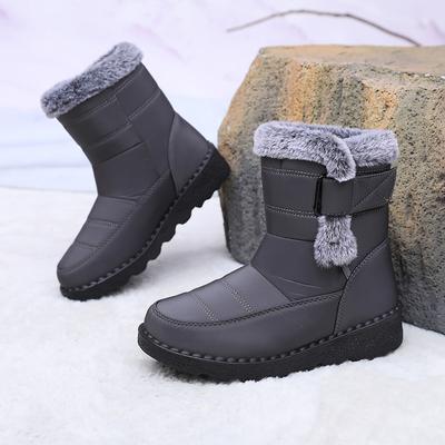 Women's Shoes Snow Boots Winter Warm Cold Versatile Cotton Boots Waterproof Non-slip Shoes Wear-resistant Comfortable Warm Boots