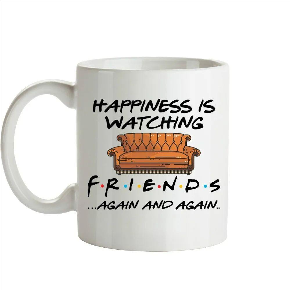 

Friends Mugs Travel Beer Cup Porcelain Coffee Mug Tea Cup Ceramic Mugs Cups of Coffee Drinkware Christmas 301-400ml
