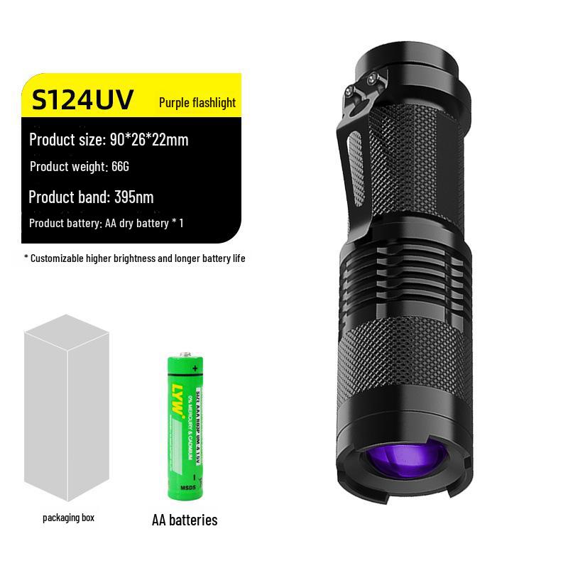 Wood's UV Lamp: Cat Moss Nail Art Curing, Banknote Detection, Night Light with Ultraviolet ID, Scorpion Light.