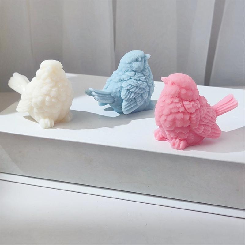 Chocolate Moulds Bird Shaped Baking Molds Fondant Moulds Cake Molds Silicone Material Perfect Gift for DIY Baking Lover