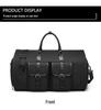 Men's Large Capacity Travel Suit Bag, Multifunctional and Foldable.