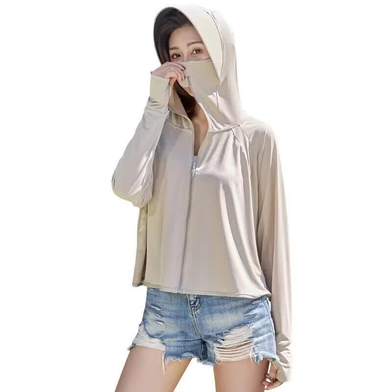 Quyoubang Ice Silk UV Protection Sun Jacket