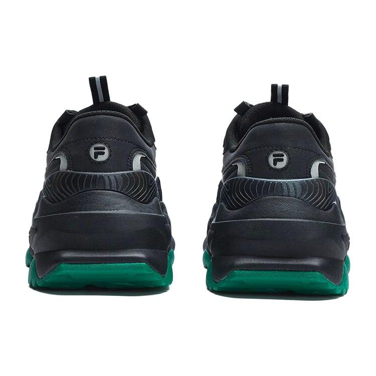 Fila Fusion Bianco II Hard Candy 2 Low Top Dad Sneakers Women Sneakers Black Green T12W311302FBG