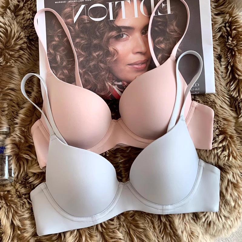 Popular Seamless Girl's Push-Up Shaping Bra - Soft, Thin, Anti-Sagging, and Underwired.