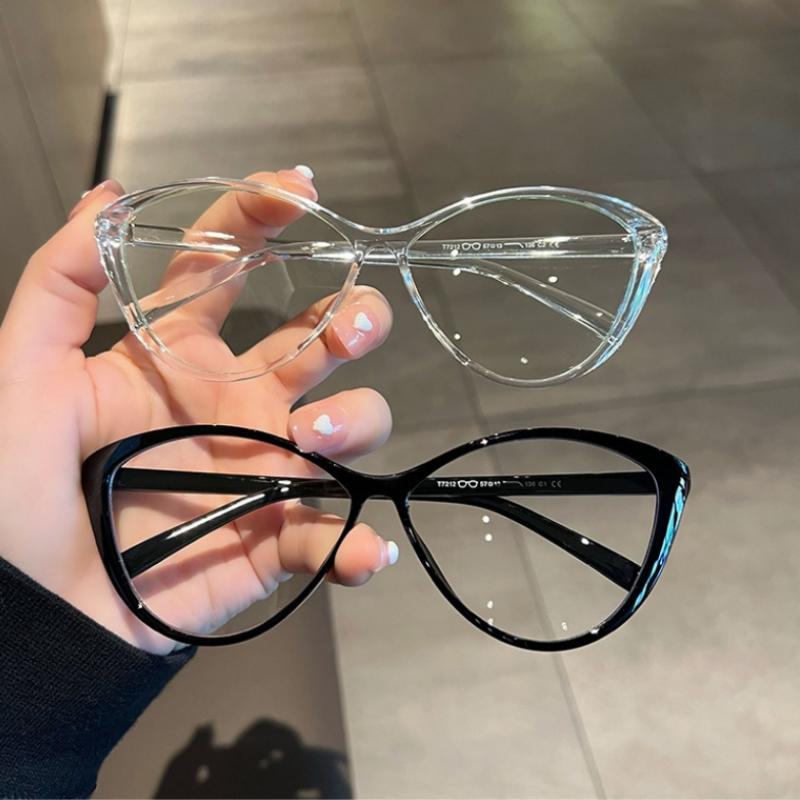 Computer Glasses Women Rays Anti-blue Light Blocking Anti-UV Flat Mirror Eyeglasse High-definition Fashion Eyewear