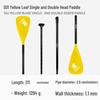 KOETSU Surf Paddleboard Dual-Use Aluminum Paddle: Single/Double Head Kayak & Paddleboard Paddle