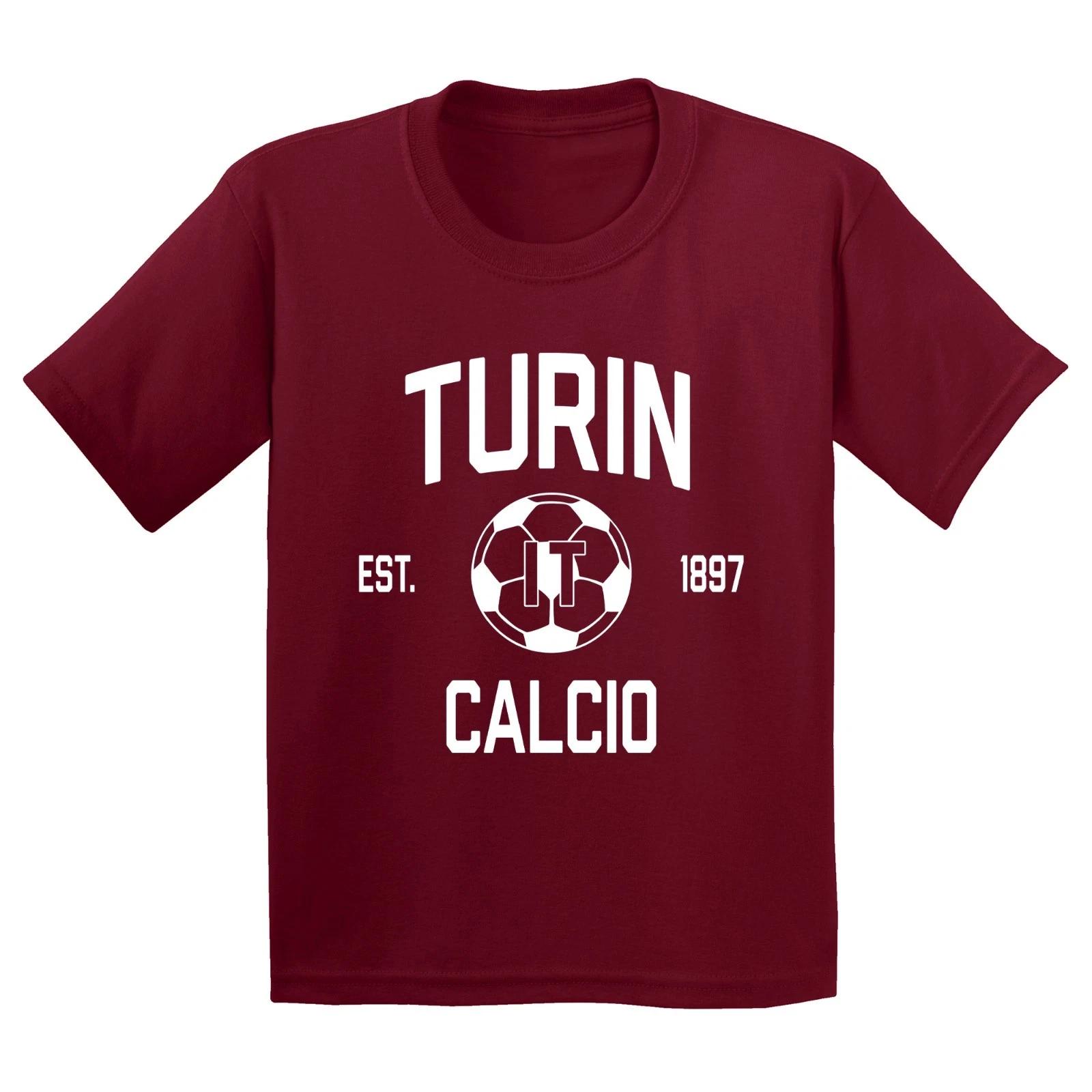 Turin Football Arch Logo Home Youth T-Shirt - Cardinal S