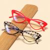 Cat Eye Anti-Blue Light Reading Glasses Eye Protection Ultralight Presbyopia Eyeglasses Optical Spectacle Hyperopia Eyewear