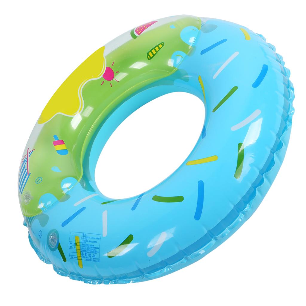 90cm Kids Swimming Circle Rings Thicken PVC Inflatable Pool Float Tube Ring for Boys Girls