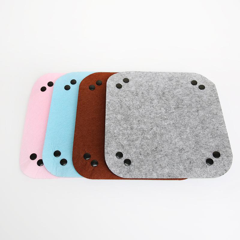 Felt Organizer Box Set Stationery Desk Organizer Supplies Desktop Bag Set for Student Desk Accessories 1P Random Color Wholesale