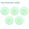 5pcs/set Luminous Car Door Shock Absorber Car Door Silicone Anti Shock Pad  Anti-collision Switch