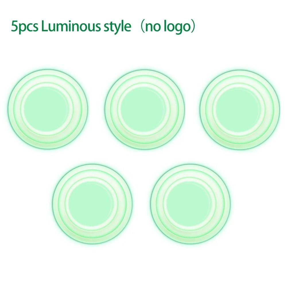 5pcs/set Luminous Car Door Shock Absorber Car Door Silicone Anti Shock Pad  Anti-collision Switch