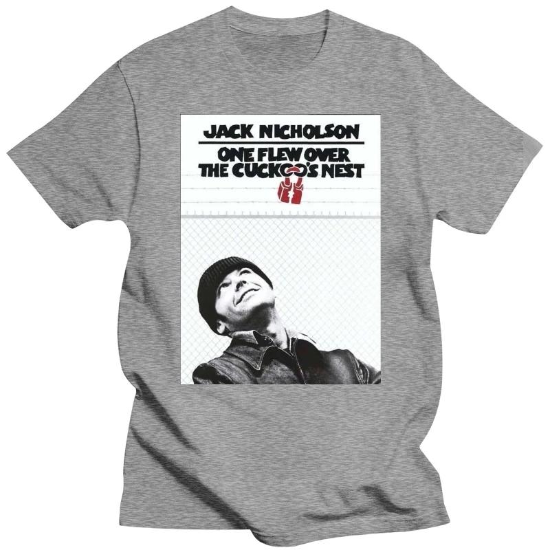 Milos Forman Jack Nicholson One Flew Over The Cuckoos Nest T Shirt Men Clothing Graphic T Shirts Harajuku Oversized 2024 Funny