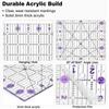 Drawing Tool Acrylic Material Patchwork Ruler Rectangle Drawing Sewing Rulers Patchwork Design Making Drawing Ruler Fabric Work