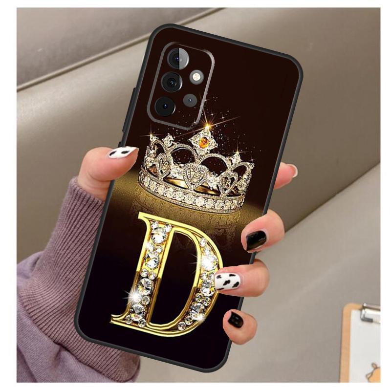 

Letter Monogram Gold Marble Case For Samsung Galaxy A56 A16 A26 A36 A06 A52 A53 A33 A13 A34 A54 A14 A15 A35 A55 A22 A32 Samsung A53 5G