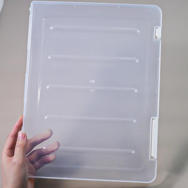 Transparent Press On Nail Art Storage Box, Dustproof Transparent Storage Box, Used For Displaying Nail Samples, Multi-Purpose