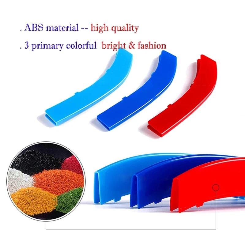 3Pcs Front Grille Trim Strips For BMW Series 5 Z4