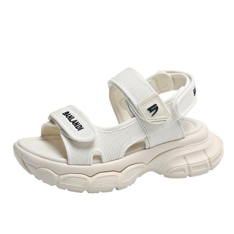 Sandalen dames nieuwe zomermodellen in 2025, nieuwe casual veelzijdige buitenschoenen met dikke zool en zachte zool, sportschoenen voor dames