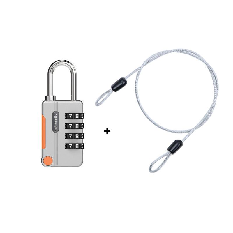 Multicolor 4 Digit Combination Padlock With Resettable Code And Sturdy Metal Shackle Perfect For Gym Locker Luggage Travel